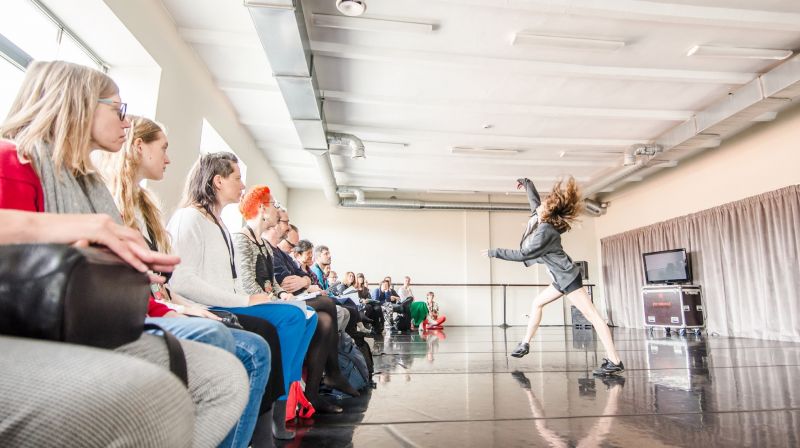 Akimirka iš pirmosios „Baltijos šokio platformos“, 2019 m. vykusios Vilniuje. Dainiaus Putino nuotrauka
