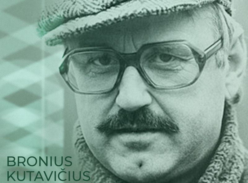 Kompozitorius Bronius Kutavičius. Iliustracija iš Panevėžio muzikinio teatro archyvo