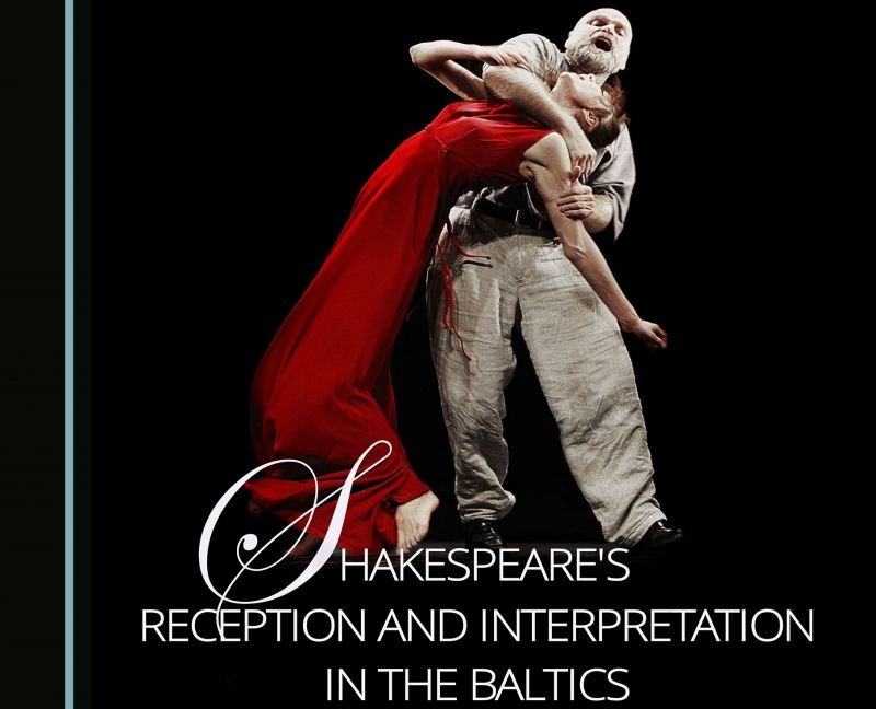 Knygos „Shakespeareʼo recepcija ir interpretacija Baltijos šalyse“ viršelio fragmentas: nuotraukoje - akimirka iš Eimunto Nekrošiaus režisuoto spektaklio „Otelas“.