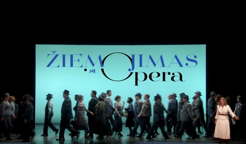 Akimirka iš „Žiemojimo su opera“. LRT iliustracija