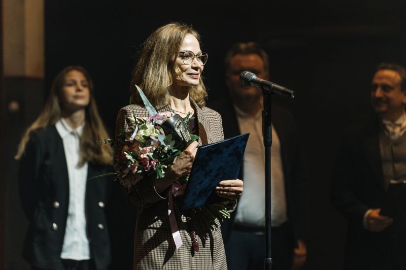 „Mūzos“ laureatė - aktorė Eglė Barauskaitė. Andriaus Kundroto nuotrauka