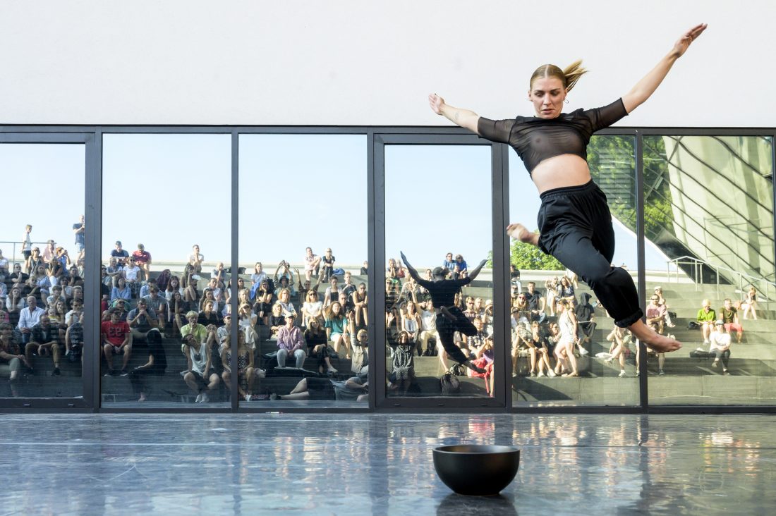 Agnietė Lisičkinaitė is turning into an increasingly potent creator of politically and socially engaged dance. Photo by Dmitrijus Matvejevas