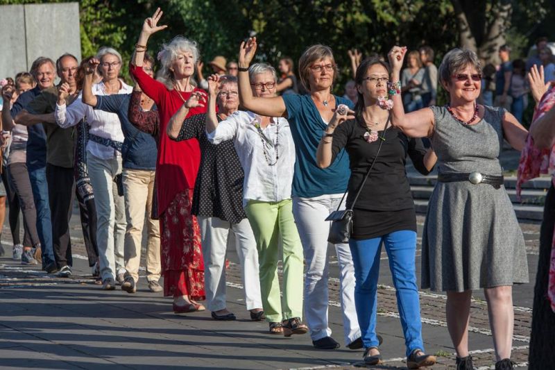 Pinos Bausch atminimui skirta Nelken-line Vokietijoje. Nuotrauka iš pinabausch.org