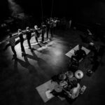 Akimirka iš spektaklio
„Kankinys“ repeticijos, režisierius Agnius Jankevičius (Vilniaus senasis teatras, 2024). Arvydo Gudo nuotrauka