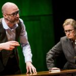 Scena iš spektaklio „Dviejų Korėjų susijungimas“, režisierius Artūras Areima (Nacionalinis Kauno dramos teatras, 2024). Donato Stankevičiaus nuotrauka