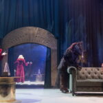 Scena iš spektaklio „Orfėjas“, režisierius Žilvinas Vingelis (Valstybinis Vilniaus mažasis teatras, 2024). Dmitrijaus Matvejevo nuotrauka