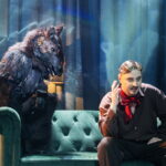 Scena iš spektaklio „Orfėjas“, režisierius Žilvinas Vingelis (Valstybinis Vilniaus mažasis teatras, 2024). Dmitrijaus Matvejevo nuotrauka