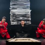 Scena iš spektaklio „Viskas, ko neturi“, režisierius Rolandas Kazlas. Lauros Vansevičienės nuotrauka