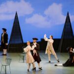 Scena iš šokio spektaklio „Parkas“, choreografas Angelinas Preljocajas (Lietuvos nacionalinis operos ir baleto teatras, 2024). Martyno Aleksos nuotrauka