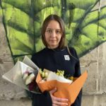 Scenos meno kritikų asociacija „Meno ir mokslo laboratorijos“ (MMLAB) prodiuserę Rusnę Kregždaitę įvertino ir apdovanojo „Meno raktu“. Nuotrauka iš asmeninio archyvo
