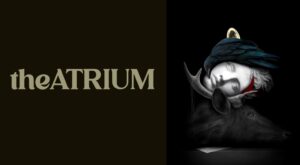 9-ąjį festivalį „TheATRIUM“ pristato logotipas; dailininkė Karin Zarić Sunvisson