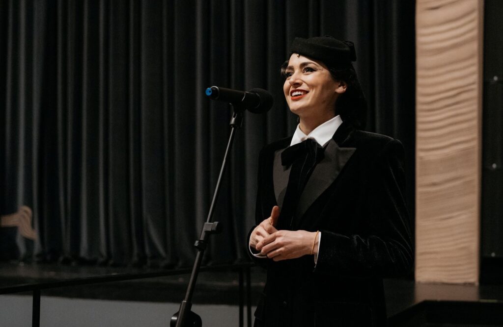 Apdovanojimas „Mūza“ įteiktas Klaipėdos valstybinio muzikinio teatro solistei Beatai Ignatavičiūtei. Domo Rimeikos nuotrauka