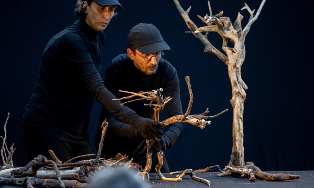 Akimirka iš spektaklio „Bois“, trupė „Puzzle theatre“ / Kanada. Andre Chevrier nuotrauka