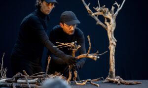 Akimirka iš spektaklio „Bois“, trupė „Puzzle theatre“ / Kanada. Andre Chevrier nuotrauka