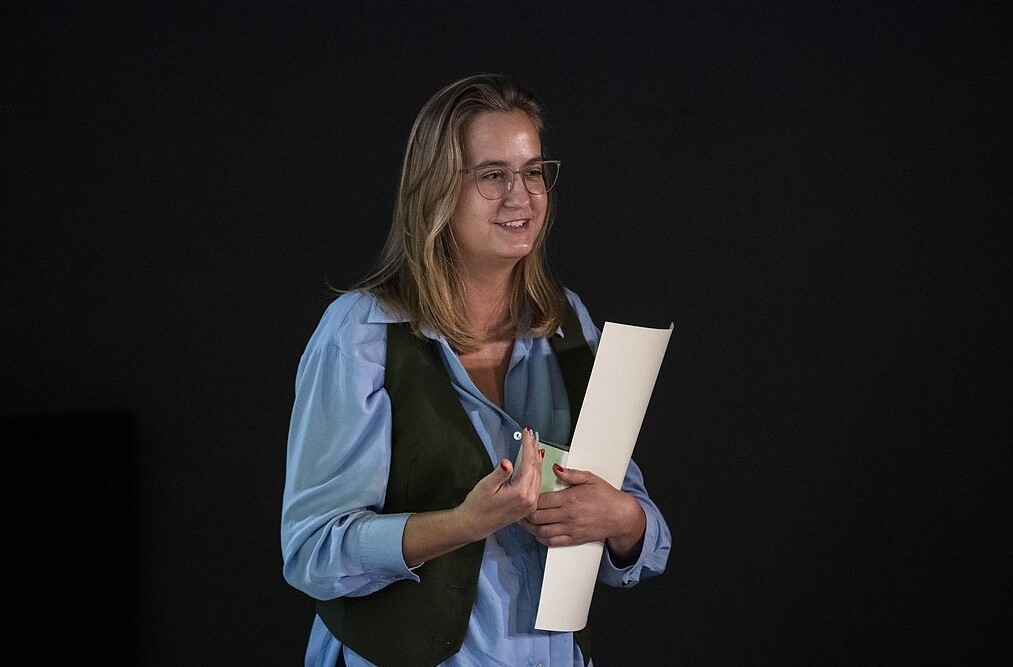 Dramaturgė ir režisierė Goda Simonaitytė. Roko Morkūno nuotrauka