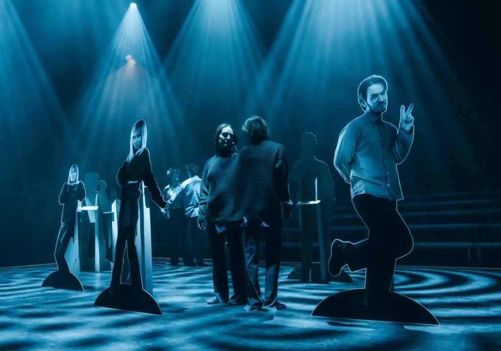 Akimirka iš spektaklio „50 būdų sugriauti iliuziją“, autorius Žygimantas Kudirka. U. Steponavičiūtės nuotrauka