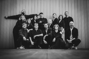 Teatro „Atviras ratas“ kūrėjai. Martyno Vitėno nuotrauka